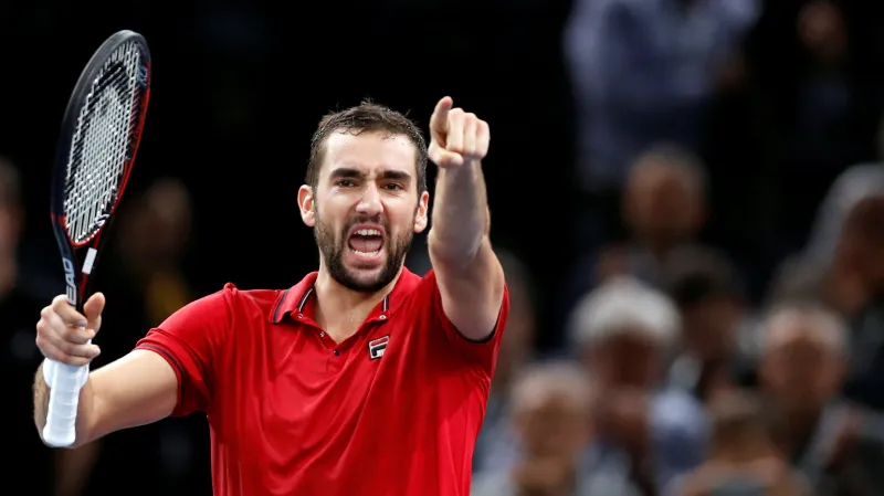 Marin Čilič slaví první vítězství nad Novakem Djokovičem