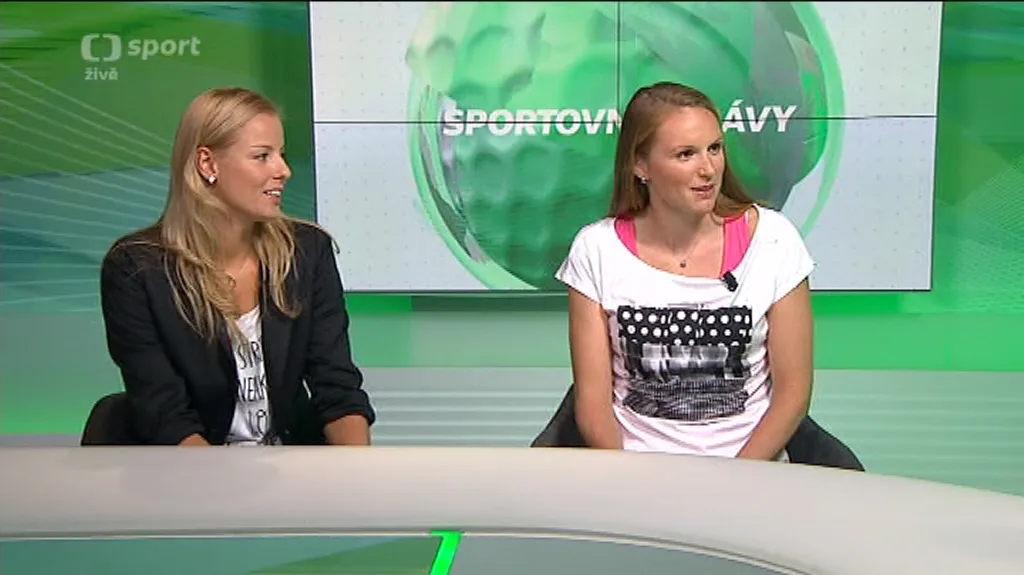 Hosté Sportovních zpráv: Kristýna Kolocová a Markéta Sluková