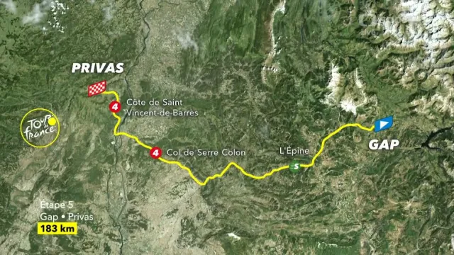 Představení 5. etapy Tour de France