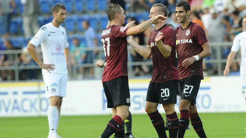 Radost hráčů Sparty