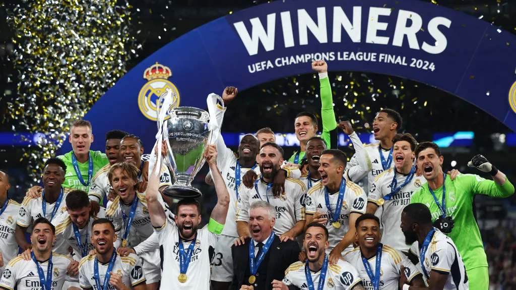 Real Madrid – vítěz ročníku Ligy mistrů 2023/2024