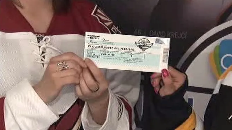 Vstupenka na NHL v Praze