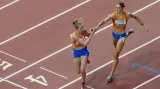 Finále štafetového závodu žen na 4x400 m