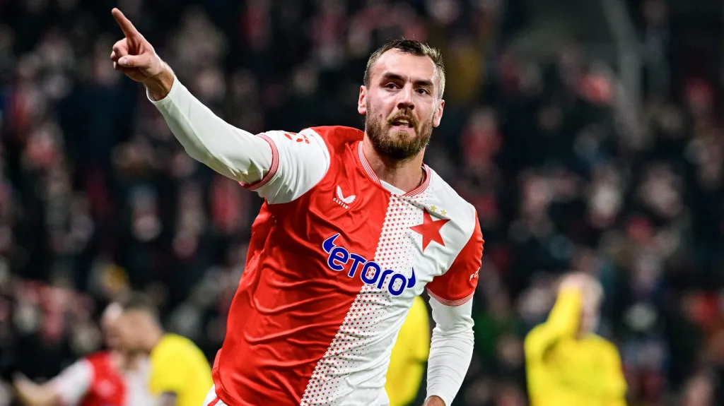Tomáš Chorý v dresu Slavie