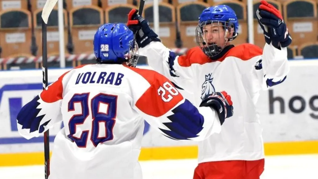 Radost hokejových reprezentantů do 18 let