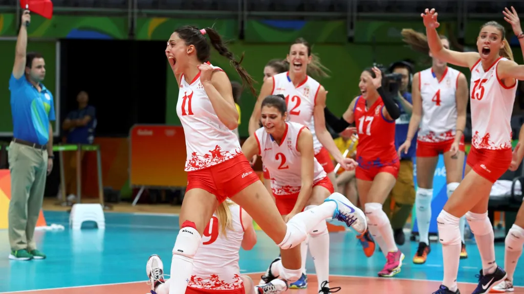 Srbské volejbalistky