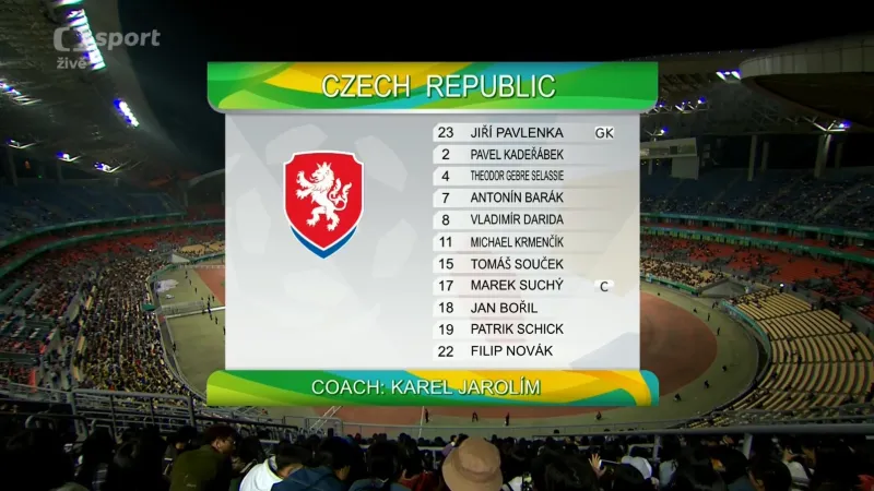 Sestřih utkání Uruguay - Česko