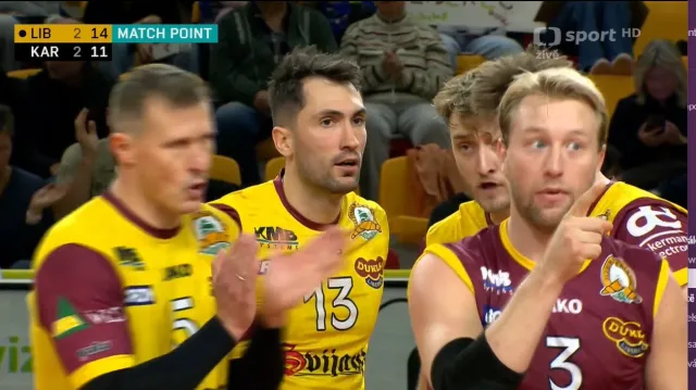 Závěr zápasu Liberec – Karlovarsko