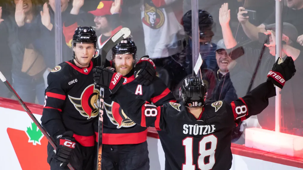 Radost hokejistů Ottawy