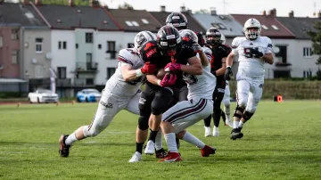 Sestřih utkání Vysočina Gladiators – Přerov Mammoths