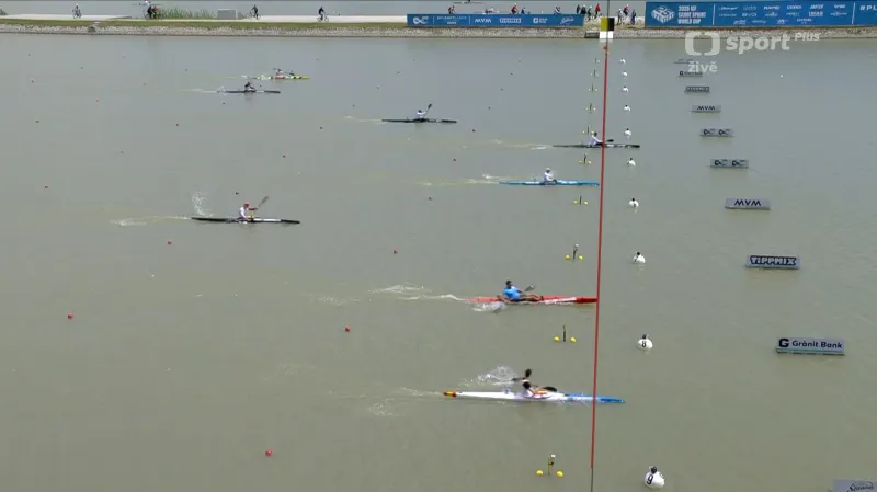 Finálová jízda Dostála na 500 metrů