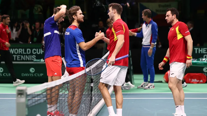 Závěr čtvrtfinálové čtyřhry Davis Cupu