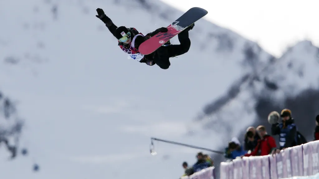 Šárka Pančochová na U-rampě