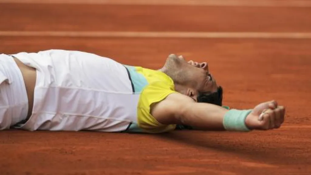 Vyčerpaný Rafael Nadal