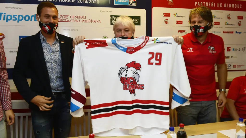 Nový dres hokejistů Olomouce