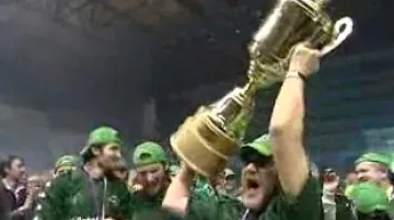 Karlovarští hokejisté slaví druhé místo v extralize