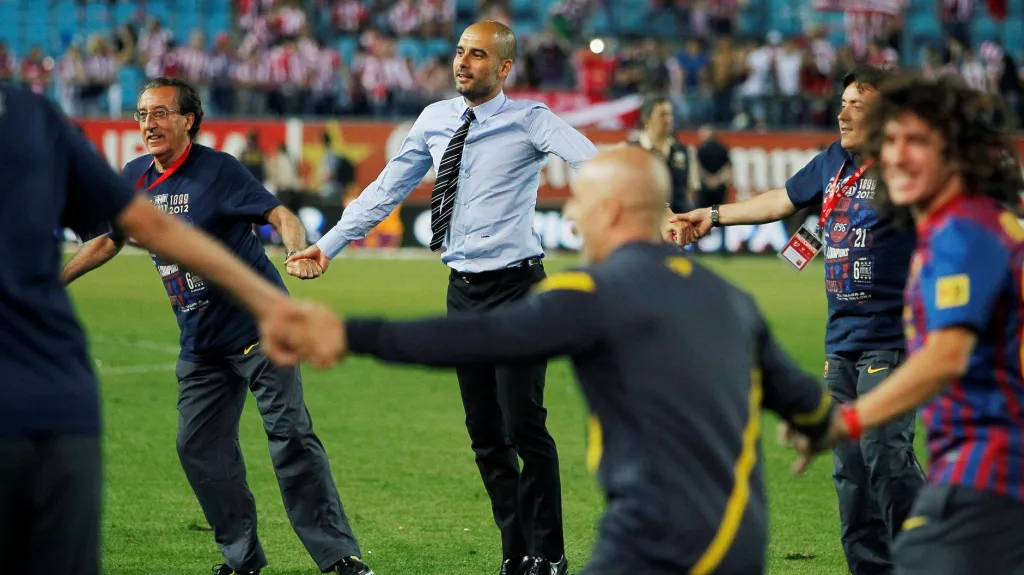 Pep Guardiola po vítězstvím ve španělském poháru 