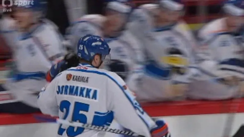 Gól v utkání Švédsko - Finsko: Jormakka - 0:1 (13. min.)