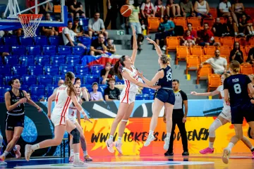 České basketbalistky do 17 let proti Slovinsku