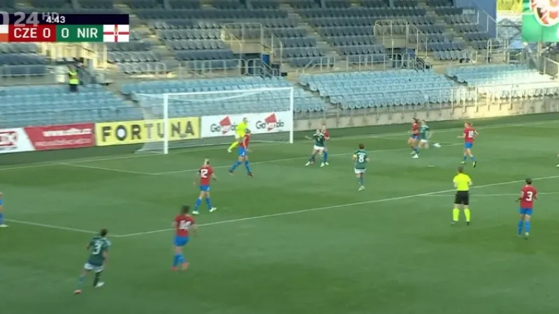 České fotbalistky prohrály v přípravě se Severním Irskem