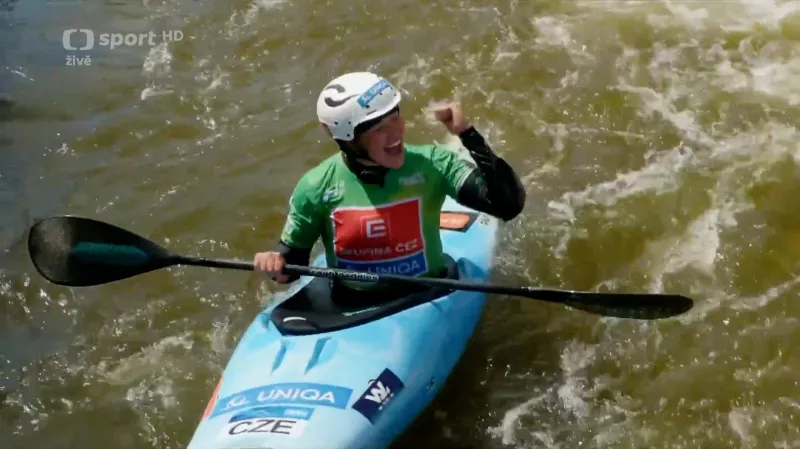 Zlaté finále Kneblové v kayakcrossu