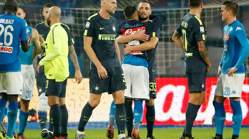 Utkání Neapol - Inter Milán