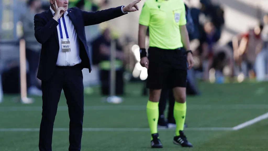 Trenér reprezentace Ivan Hašek