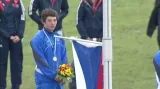 Ceremoniál kajakářů na ME vodních slalomářů