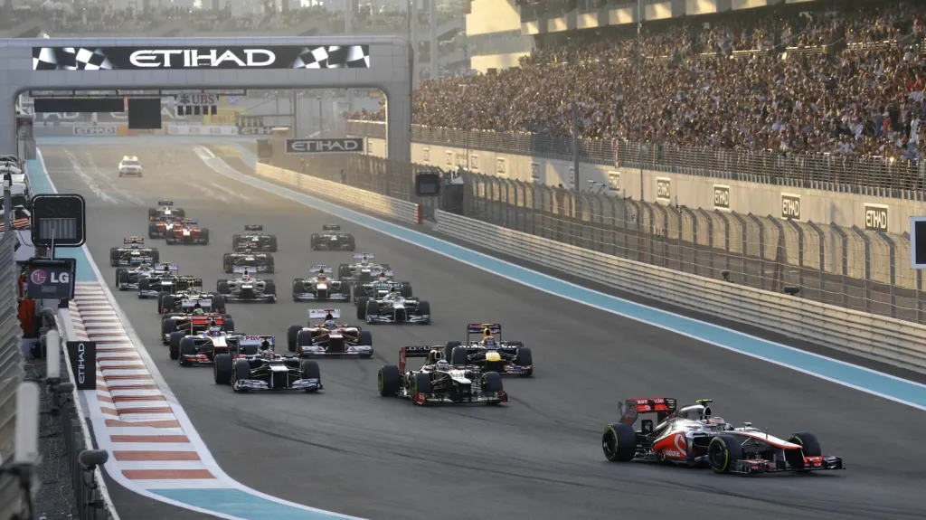 Start Velké ceny Abú Zabí