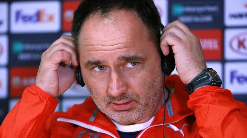 Trenér Slavie Jindřich Trpišovský