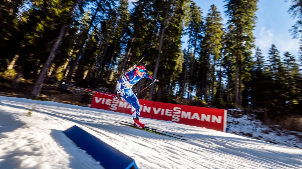 Česká mužská štafeta v Pokljuce