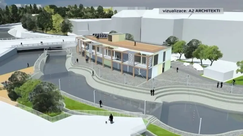 Vodáci chtějí postavit umělý kanál v centru Olomouce.