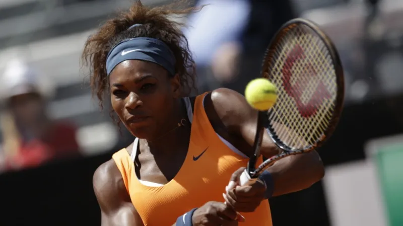 Serena Williamsová na turnaji v Římě