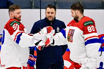 Karel Vejmelka, Ondřej Pavelec a Daniel Vladař