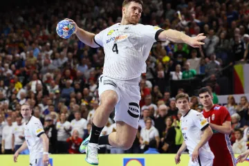 Německý házenkář Johannes Golla