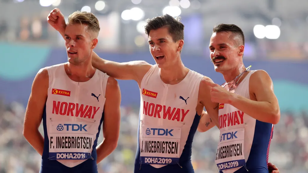 Jakob, Filip a Henrik Ingebrigtsenovi