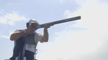 Záznam finále trapu na Evropských hrách v Baku