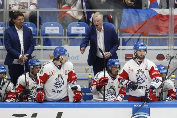 Trenér českého národního týmu Kari Jalonen na MS