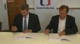 ČT a ČOV prodloužily smlouvu o partnerství