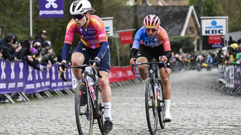 Závěr ženského závodu Kolem Flander