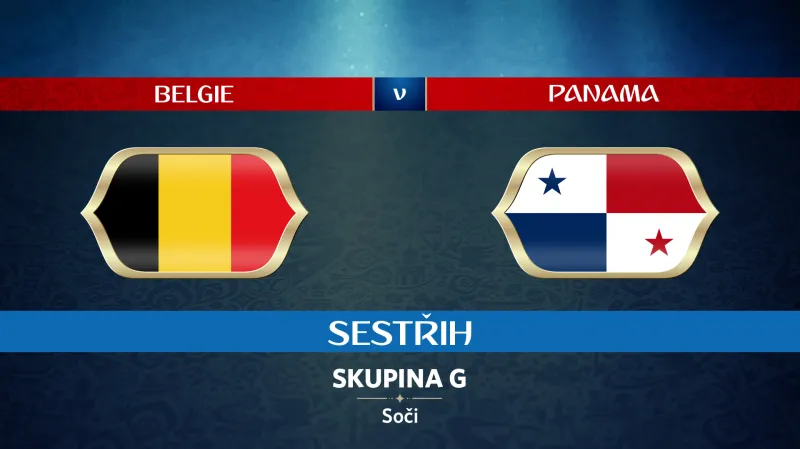 Sestřih utkání Belgie - Panama