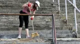 Na vzkříšení stadionu Za Lužánkami pracovali dobrovolníci