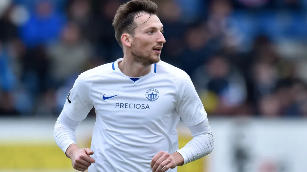 Libor Kozák v dresu Slovanu Liberec