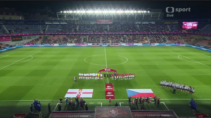 Sestřih utkání Česko - Severní Irsko