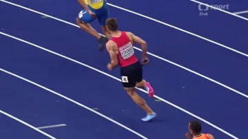 Postup sprinterské štafety, německý pád a český ohlas