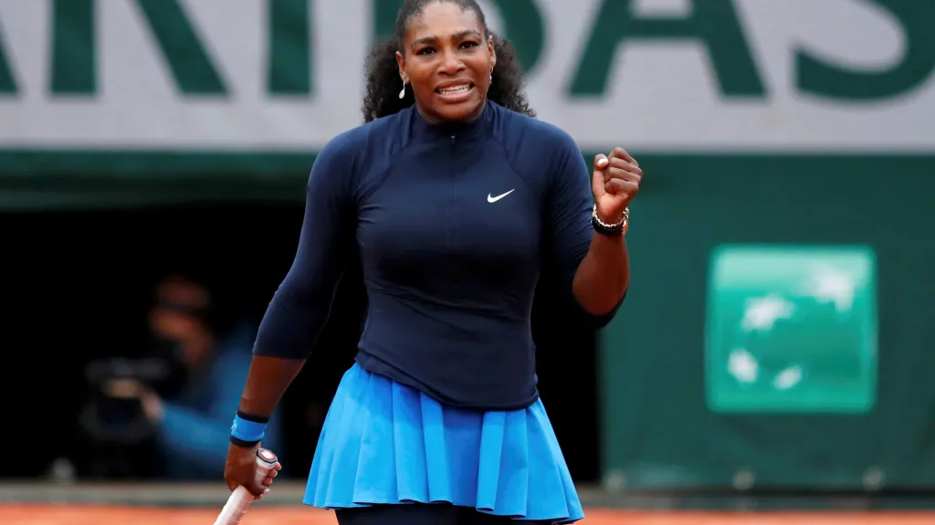 Slavící Serena Williamsová