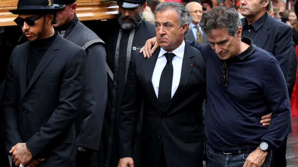 Lewis Hamilton a Gerhard Berger