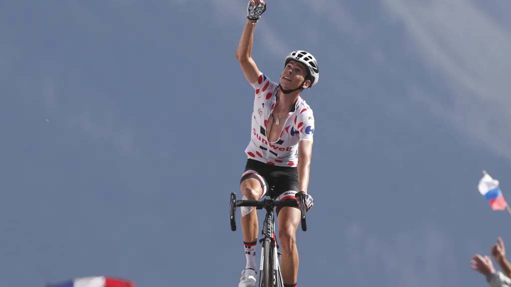Warren Barguil vítězí na Col d'Izoard