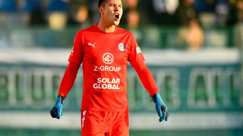 Filip Nguyen v dresu 1. FC Slovácko