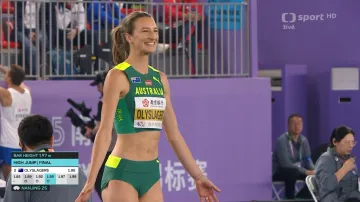 Vítězný pokus Nicoly Olyslagersové ve skoku do výšky a ohlas